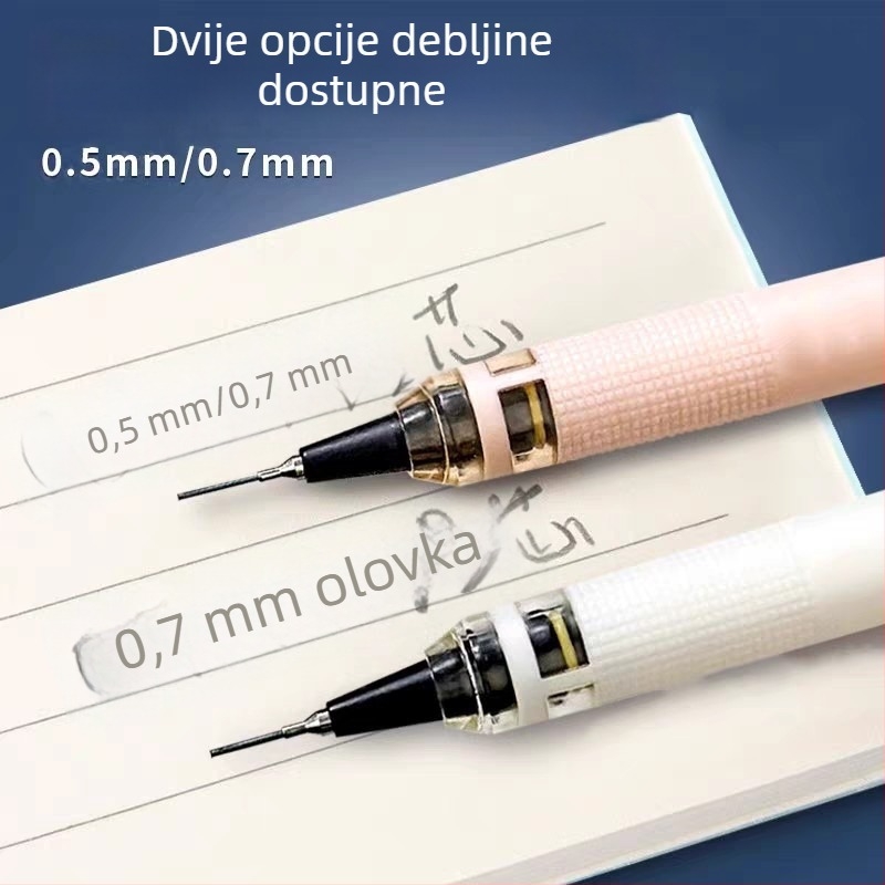 Mehanička olovka s niskim središtem gravitacije, automatsko pomicanje grafita, grafit otporan na lom, model J6919/J6920