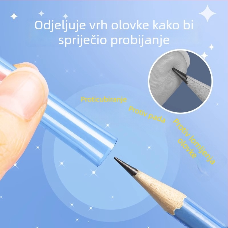 Nova zaštitna kapica za olovku i zaštitnik vrha, proziran materijal, poboljšana izdržljivost, standardno pakiranje