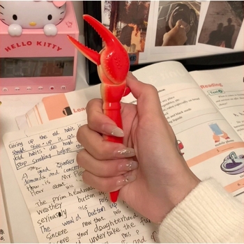 Novo personalizirano kreativno pero u obliku kandže raka, s klipom, gel pero s pritisknim mehanizmom