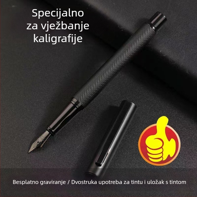 Fontana pero s zakrivljenim vrhom za kaligrafiju i vježbanje pisanja, Black Forest model