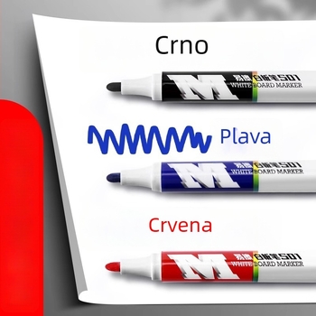 Marker za ploču - M&G Y2201 - s jednim vrhom, tinta na bazi vode, velika kapaciteta, za ured i konferencije
