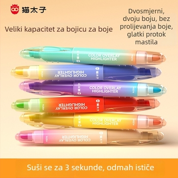 Prince Cat marker s dvostrukom glavom brzog sušenja za učenike osnovne škole, model M3216