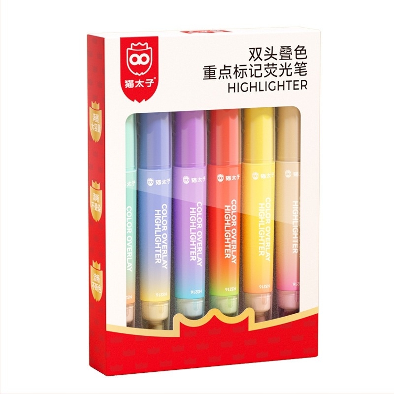 Prince Cat marker s dvostrukom glavom brzog sušenja za učenike osnovne škole, model M3216