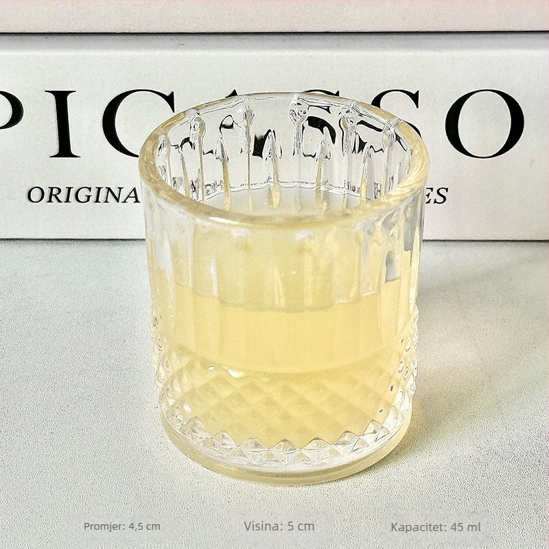 Two bars čaša za žestoko piće, staklo, kapacitet 1–100 ml, moderni jednostavni stil, pojedinačno pakiranje