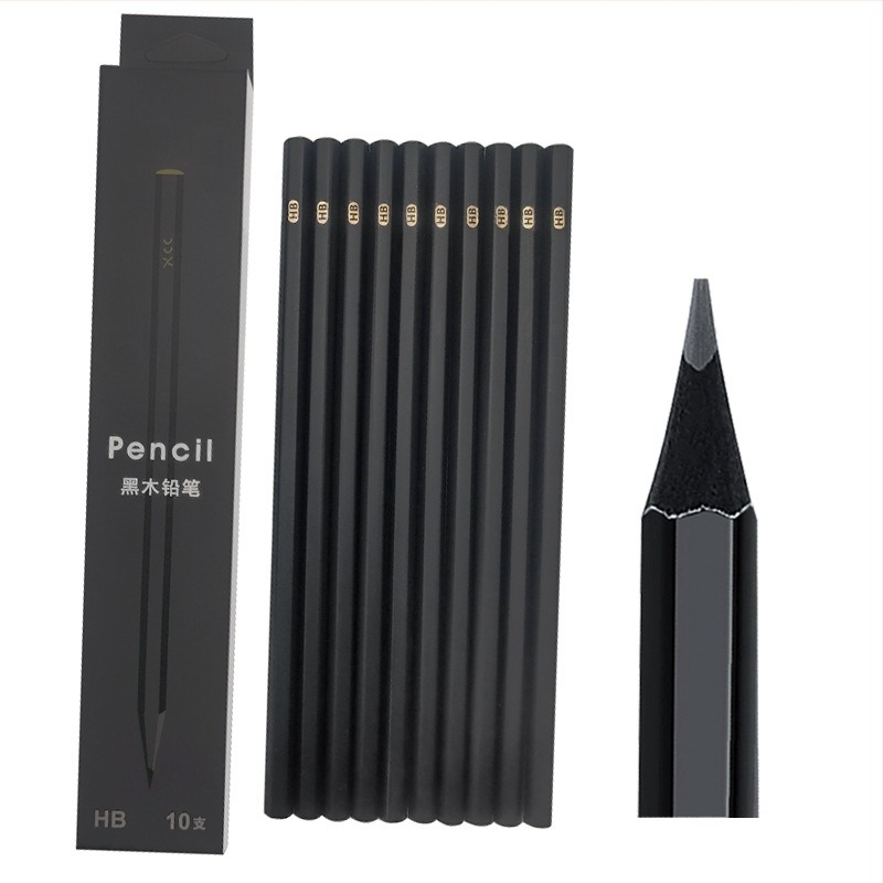 TC drvena HB olovka, šesterokutno telo, siguran netoksičan grafit za pisanje i crtanje
