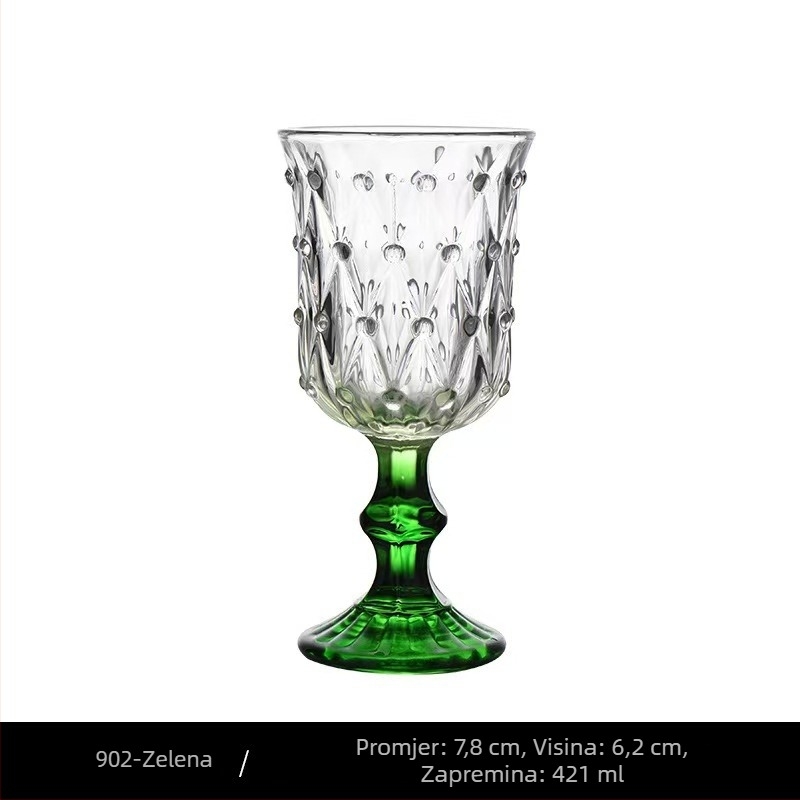 Čaša za vino | Marka: Jingli square; Materijal: Staklo; Stil: Moderan i minimalistički; Ispis logotipa: Da; Pakiranje: Kutija od kartona