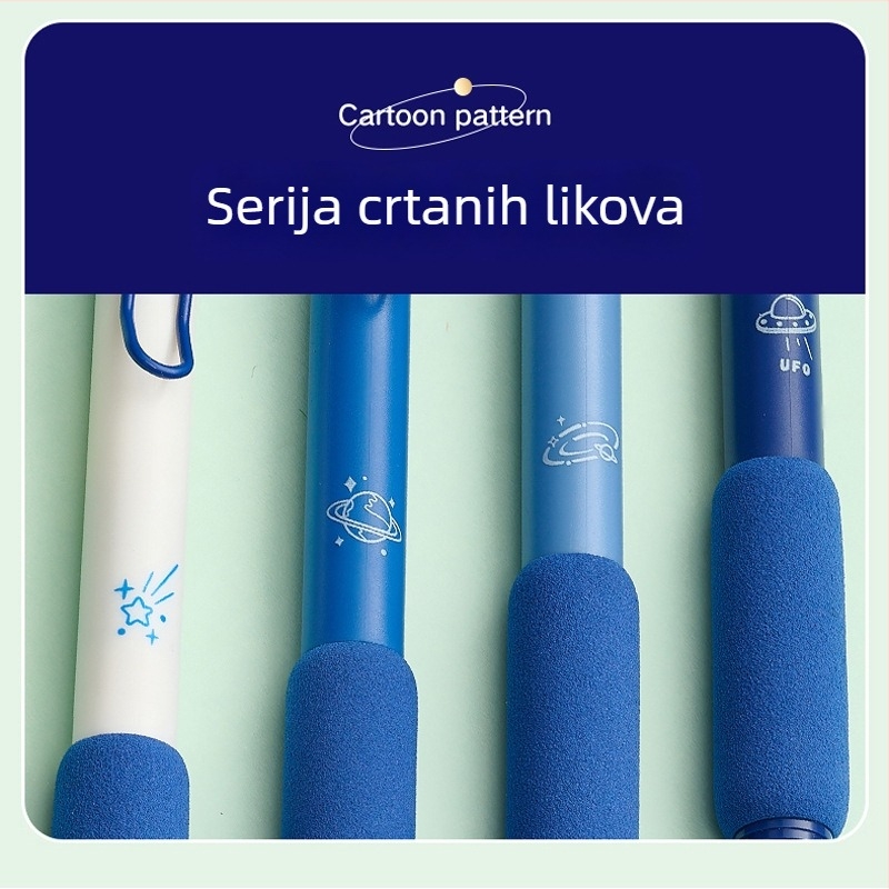 Gel olovka s mekanim gripom za potpise liječnika i medicinskih sestara – Lt-2062, plastično kućište, vrh od nehrđajućeg čelika, neizbrisivo