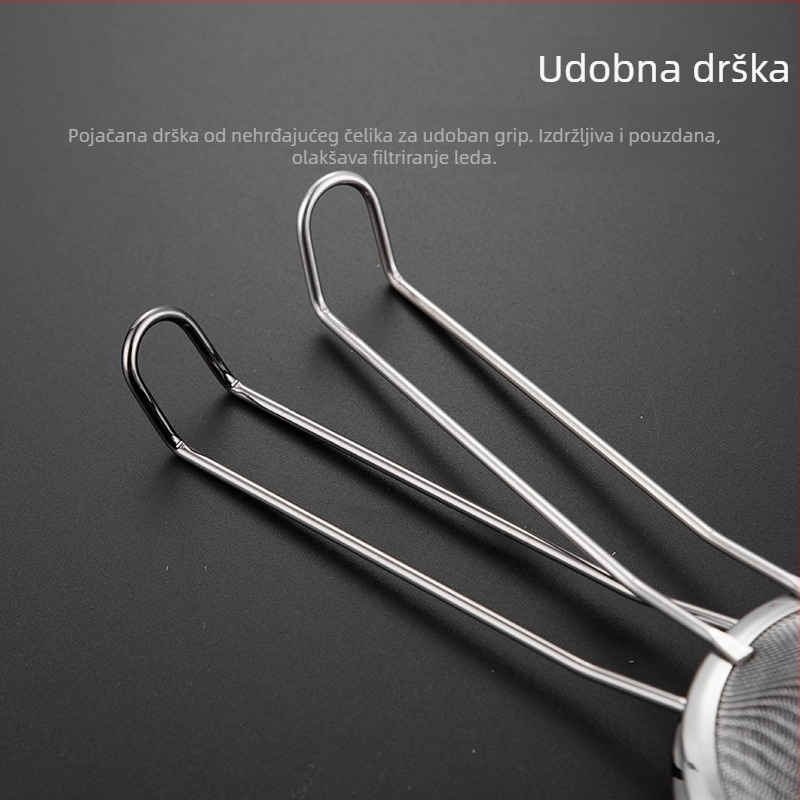 Nehrđajući čelik trokutasto sito za filtriranje, koničnog oblika, bar alat, 1 kom