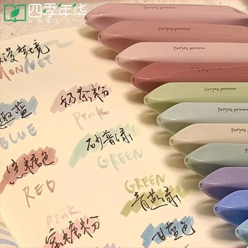 Fluorescencijski marker za označavanje, Four Seasons Monet Colors model, plastično kućište, 4 komada u kutiji