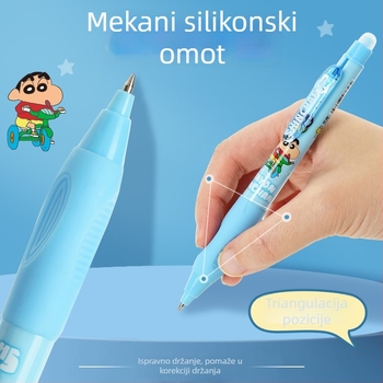 Inmorning Cartoon izbrisivo gel pero za učenike osnovne škole – vrh od nehrđajućeg čelika, plastično kućište