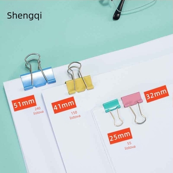 Shengqi šareni Morandi klipovi za mape s dugim repom, set 3/4/5 i 4/5/6