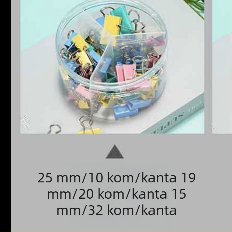 Shengqi šareni Morandi klipovi za mape s dugim repom, set 3/4/5 i 4/5/6