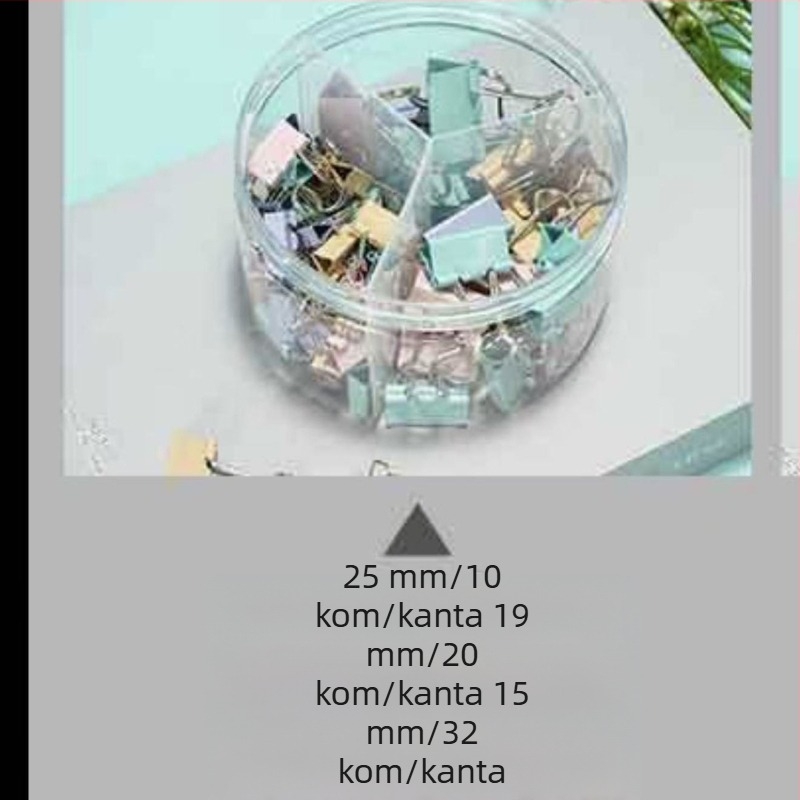 Shengqi šareni Morandi klipovi za mape s dugim repom, set 3/4/5 i 4/5/6