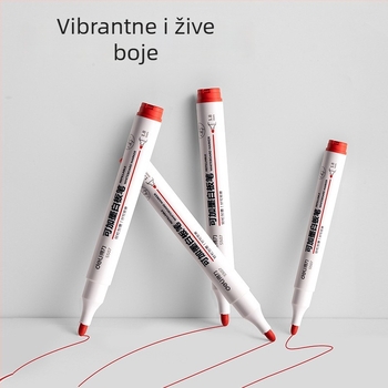 Deli S507 marker za bijelu ploču, vrh 1.8 mm, plastično kućište, 10 komada u pakiranju