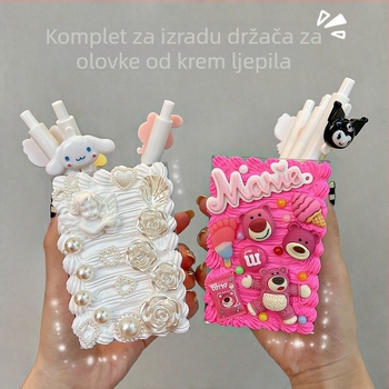 DIY komplet za izradu držača za olovke s crtić dizajnom za stolni organizator