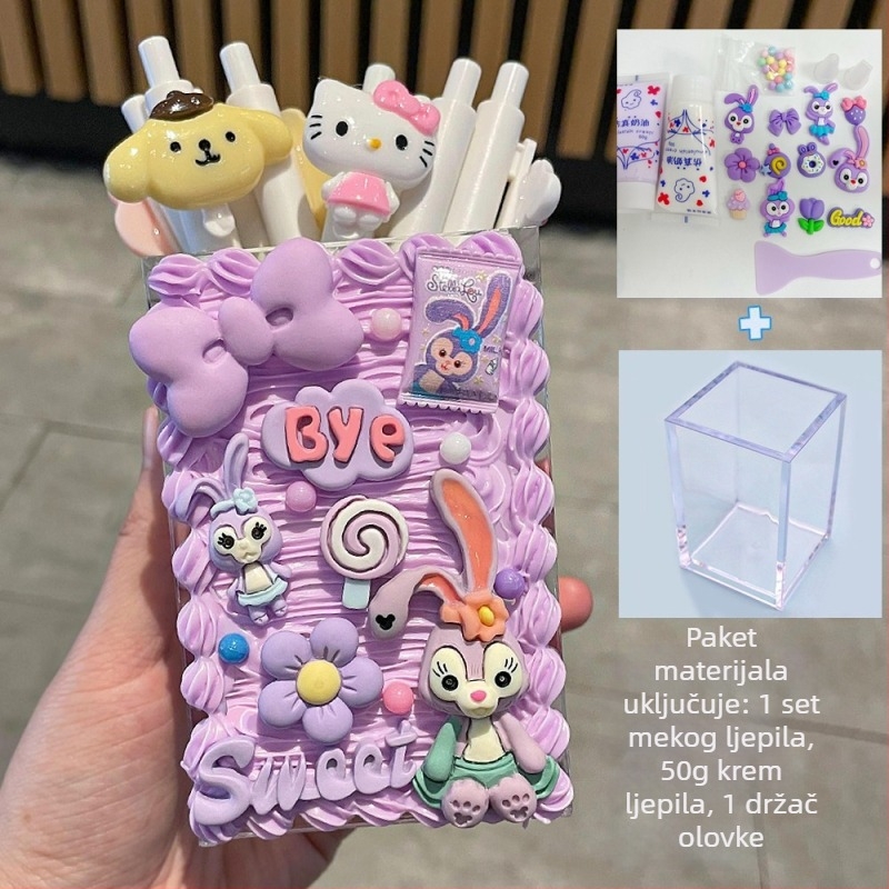 DIY komplet za izradu držača za olovke s crtić dizajnom za stolni organizator