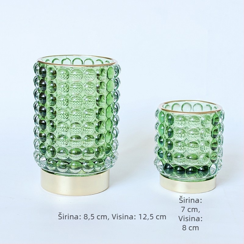 Stakleni držač za olovke i četkice, okruglog oblika, Nothing marka, model Brush Barrel 1000, bez logotipa, prilagodljiv