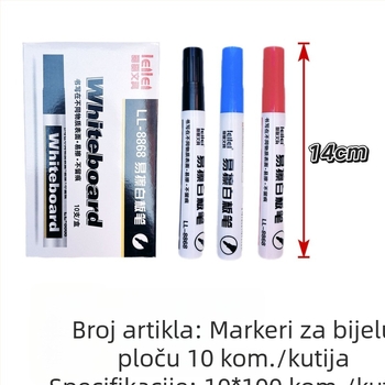 Marker za bijelu ploču Leilei Stationery, Kod proizvoda Chunle CL-588, Model 0415-9, Plastično kućište, debljina linije 3 mm, Pakiranje u kutiji