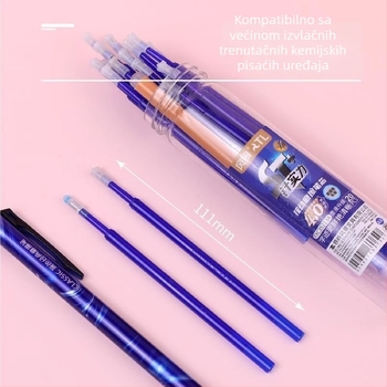 Landscape punjenje za brisivo pero – cijevno pakiranje s gumbom, 0,5 mm, plastika