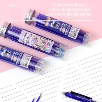 Landscape punjenje za brisivo pero – cijevno pakiranje s gumbom, 0,5 mm, plastika