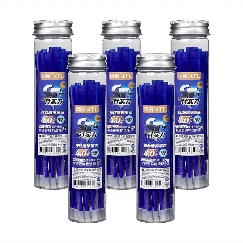 Landscape punjenje za brisivo pero – cijevno pakiranje s gumbom, 0,5 mm, plastika