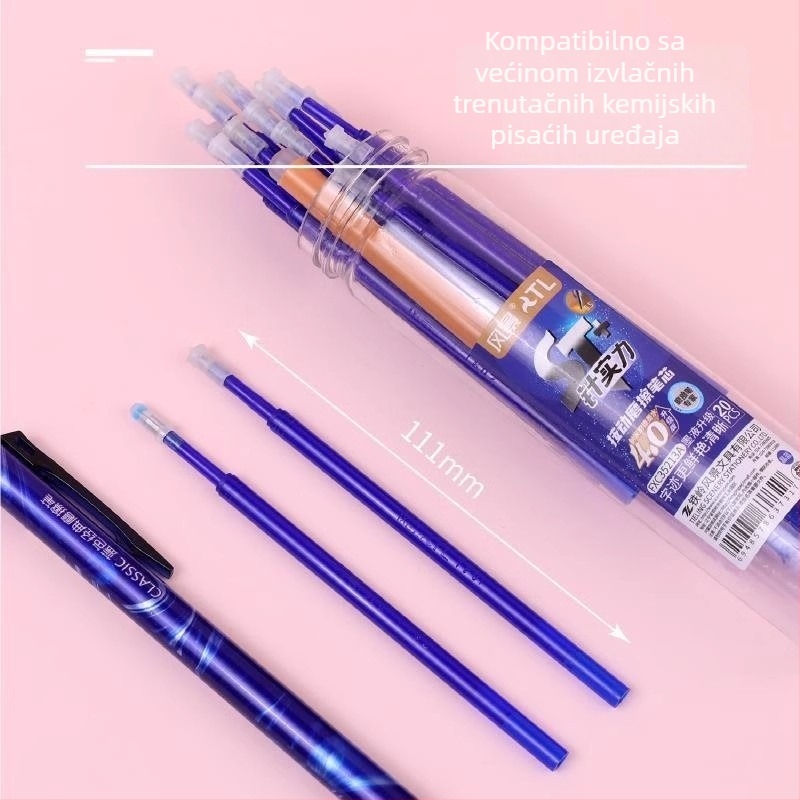 Landscape punjenje za brisivo pero – cijevno pakiranje s gumbom, 0,5 mm, plastika