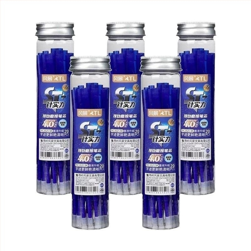 Landscape punjenje za brisivo pero – cijevno pakiranje s gumbom, 0,5 mm, plastika