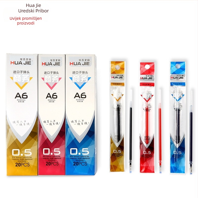 Refil za olovku, model A6, širina linije 0,5 mm, plastični materijal