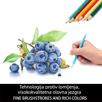 Brutfuner 180 boja uljnih bojica za crtanje i graffiti, vodotopljive višebojne olovke