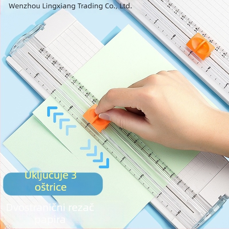 Lingxiang studentski origami rezač papira — višenamjenski rezač papira, plastično kućište, model 1, ručna zamjenjiva glava