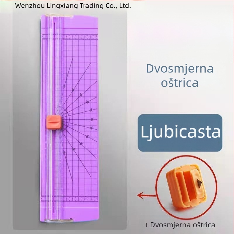 Lingxiang studentski origami rezač papira — višenamjenski rezač papira, plastično kućište, model 1, ručna zamjenjiva glava