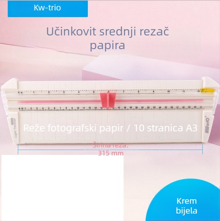 Kedeyou Nož za papir za umjetnost, plastika, Model 13830/13930, Maksimalni raspon rezanja A3, Za rezanje papira