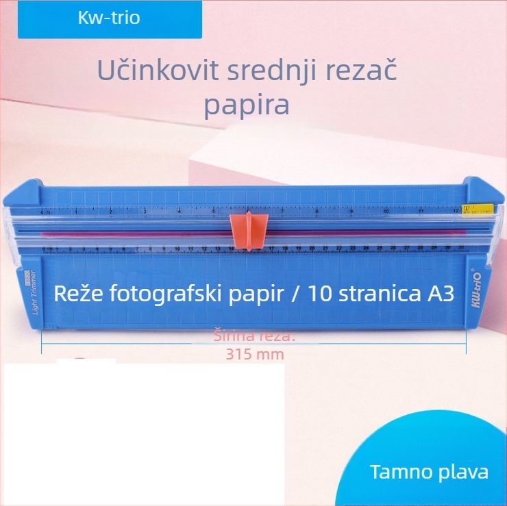 Kedeyou Nož za papir za umjetnost, plastika, Model 13830/13930, Maksimalni raspon rezanja A3, Za rezanje papira