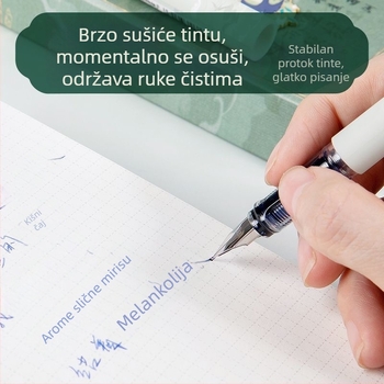 Pero u kineskom stilu s vrećicom tinte, titan vrh, u kutiji, idealno za učenike