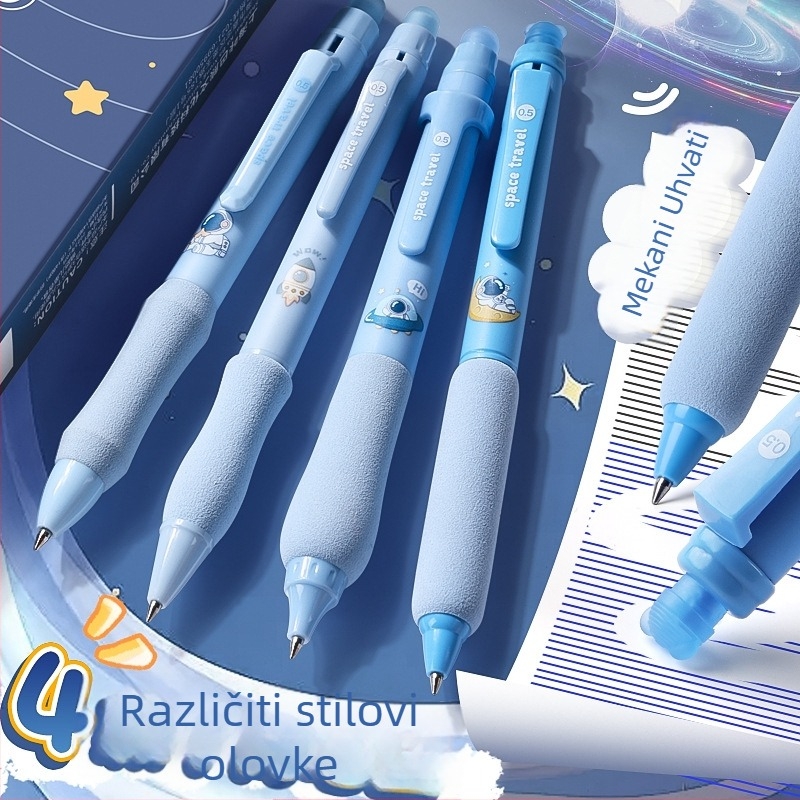 Kappa bear Cloud grip gel olovka set za djecu s termičkim brisanjem, plastično kućište, izbrisivo, materijal vrha: drugi materijali.