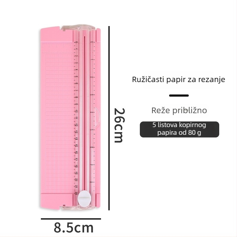 Bidirekcionalni rezač papira, prenosni ručni, plastično kućište, Model: Rezač papira, Izvor nabave preko granice: Da