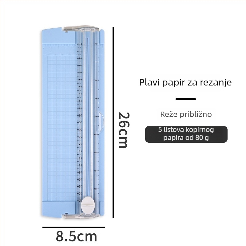 Bidirekcionalni rezač papira, prenosni ručni, plastično kućište, Model: Rezač papira, Izvor nabave preko granice: Da