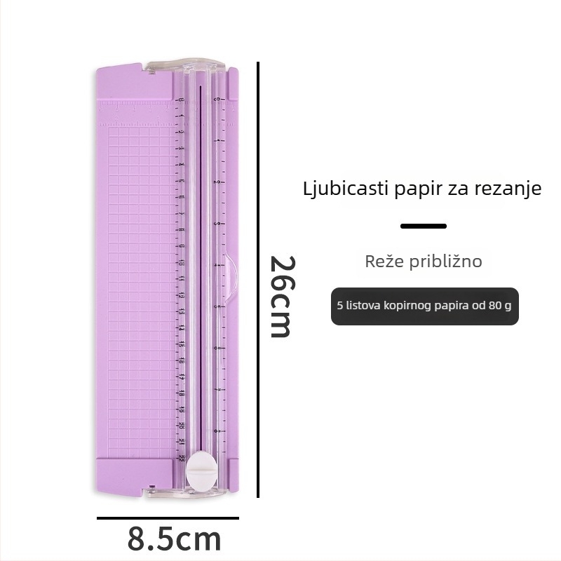 Bidirekcionalni rezač papira, prenosni ručni, plastično kućište, Model: Rezač papira, Izvor nabave preko granice: Da