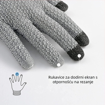 Sense of heart rukavice otporne na rez, materijal kemijska vlakna, za klanje, građevinarstvo, prijevoz i obrezivanje cvijeća i drveća; zaštita od posjekotina