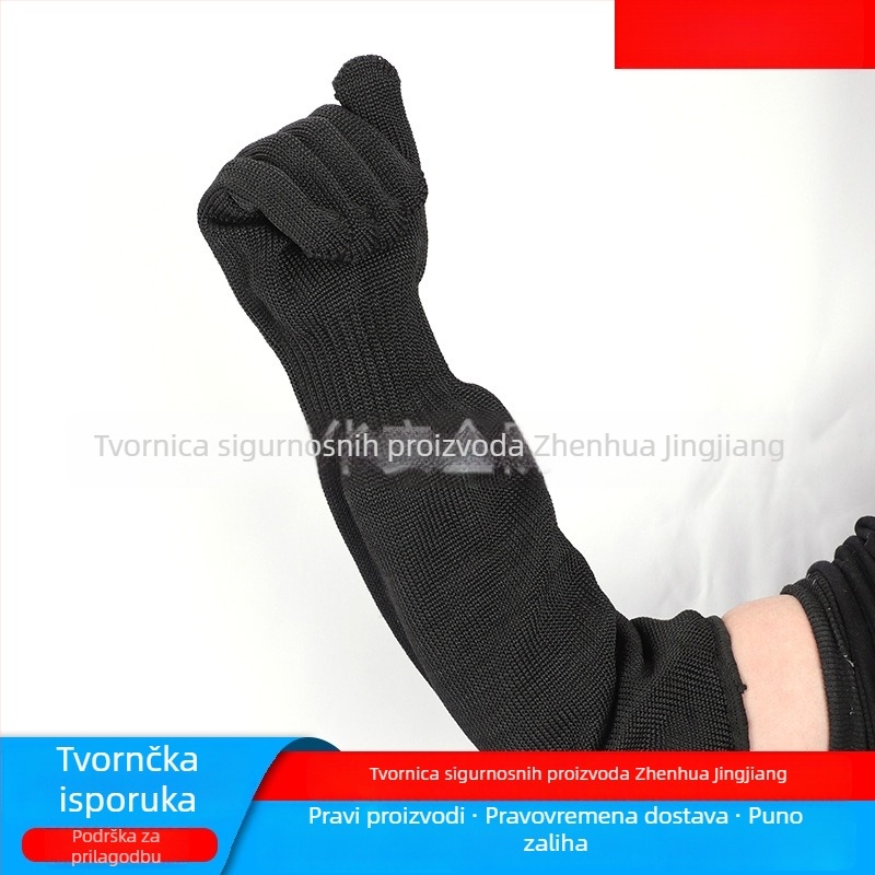 Zhenhua Security Zaštitne Narukvice Otporne na Rezanje s Čeličnom Žicom za Obradu Metala – Rukavice Otporne na Rezanje