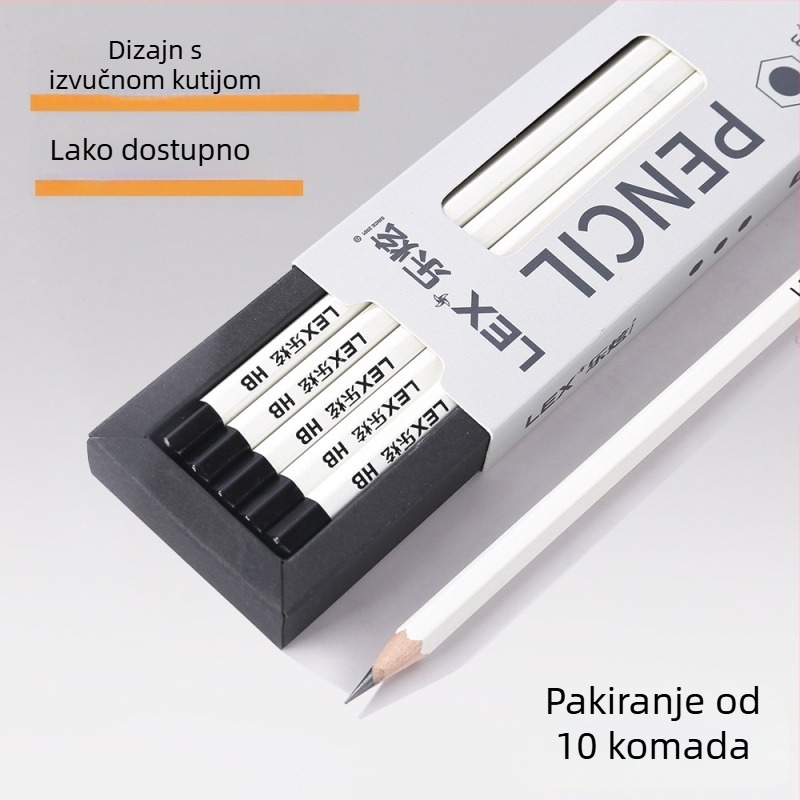 HB šesterokutna drvena olovka s korekcijom drške, grafit 3,2 mm za osnovnu školu