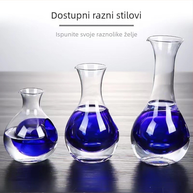 Yingtian Stakleni dekantar za ledeno vino i set sake posuda, kućni bar oprema, kvaliteta prvog reda