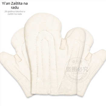 Ostrich Industrijske zaštitne rukavice otporne na visoke temperature i rezanje, s pamukom podstavljene, quilt twill platno, za pećnice, kotlove i rad pri visokim temperaturama