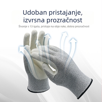 Pufite rukavice od polietilenskih vlakana protiv rezanja i probijanja, protuklizne, otporne na ulje i habanje (rezanje, probijanje, protuklizno, otporno na ulje, habanje)