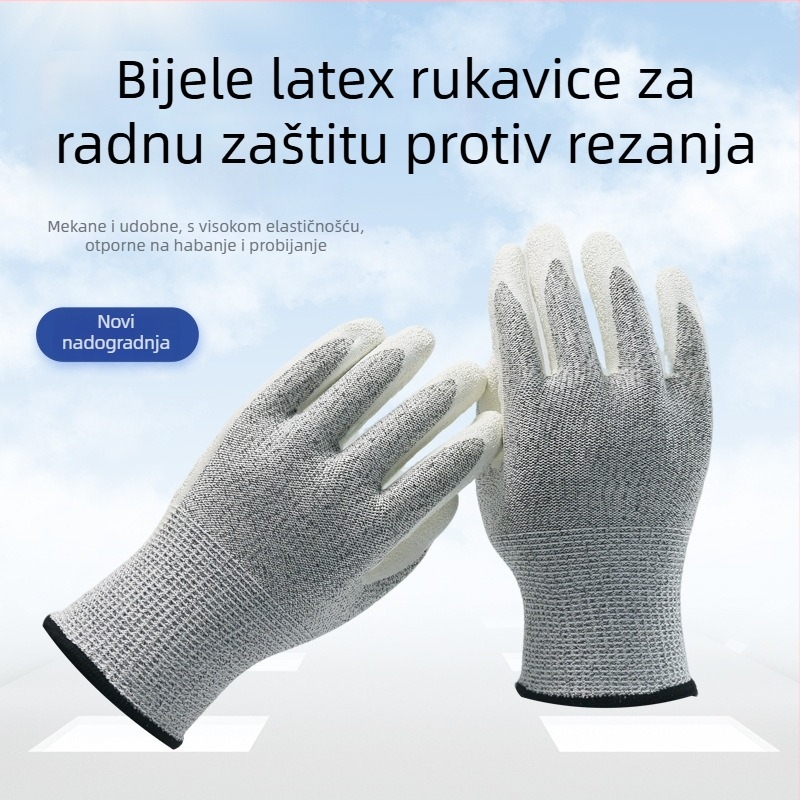 Pufite rukavice od polietilenskih vlakana protiv rezanja i probijanja, protuklizne, otporne na ulje i habanje (rezanje, probijanje, protuklizno, otporno na ulje, habanje)