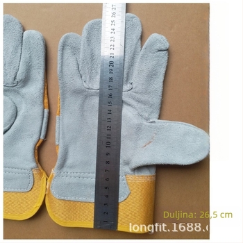 Rukavice za posao od polu-kože – protuklizne, otporne na habanje, prozračne, toplinski otporne