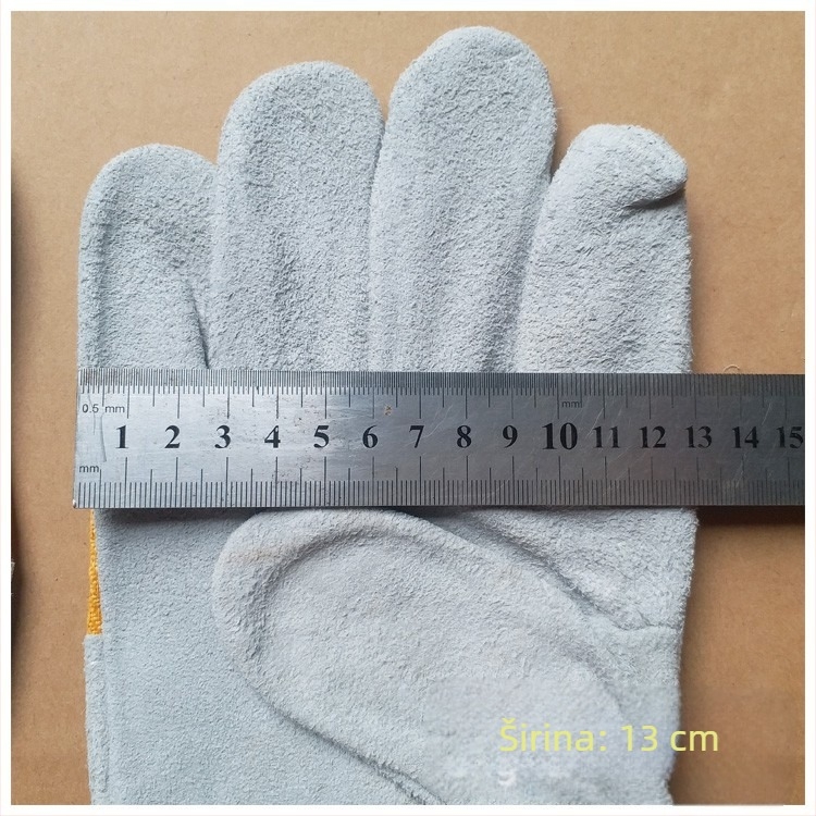 Rukavice za posao od polu-kože – protuklizne, otporne na habanje, prozračne, toplinski otporne