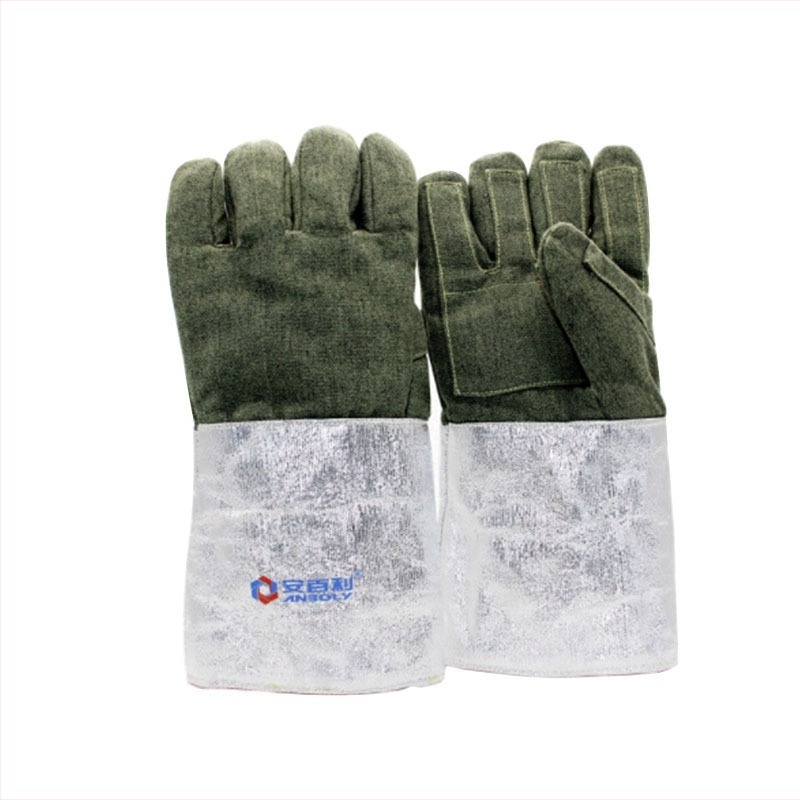 Ambury ABL-S515 Rukavice od aluminijske folije za visoke temperature, do 1000°C, za kovanje/metalurgiju, vatrootporne i otporne na rezanje