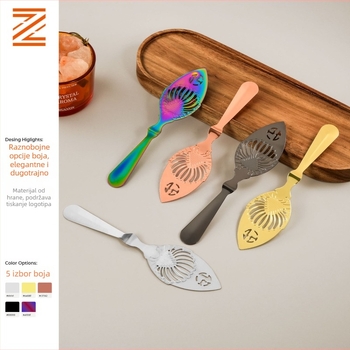 Absint žlica – nehrđajući čelik, moderni minimalistički stil, 20 g, ljeto 2021, pojedinačno pakiranje