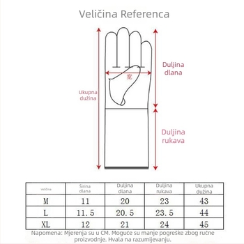 Duge rukavice za vrtlarstvo s dodirnim zaslonom – otporne na rezanje, otporne na habanje, za podrezivanje i zaštitu na radu